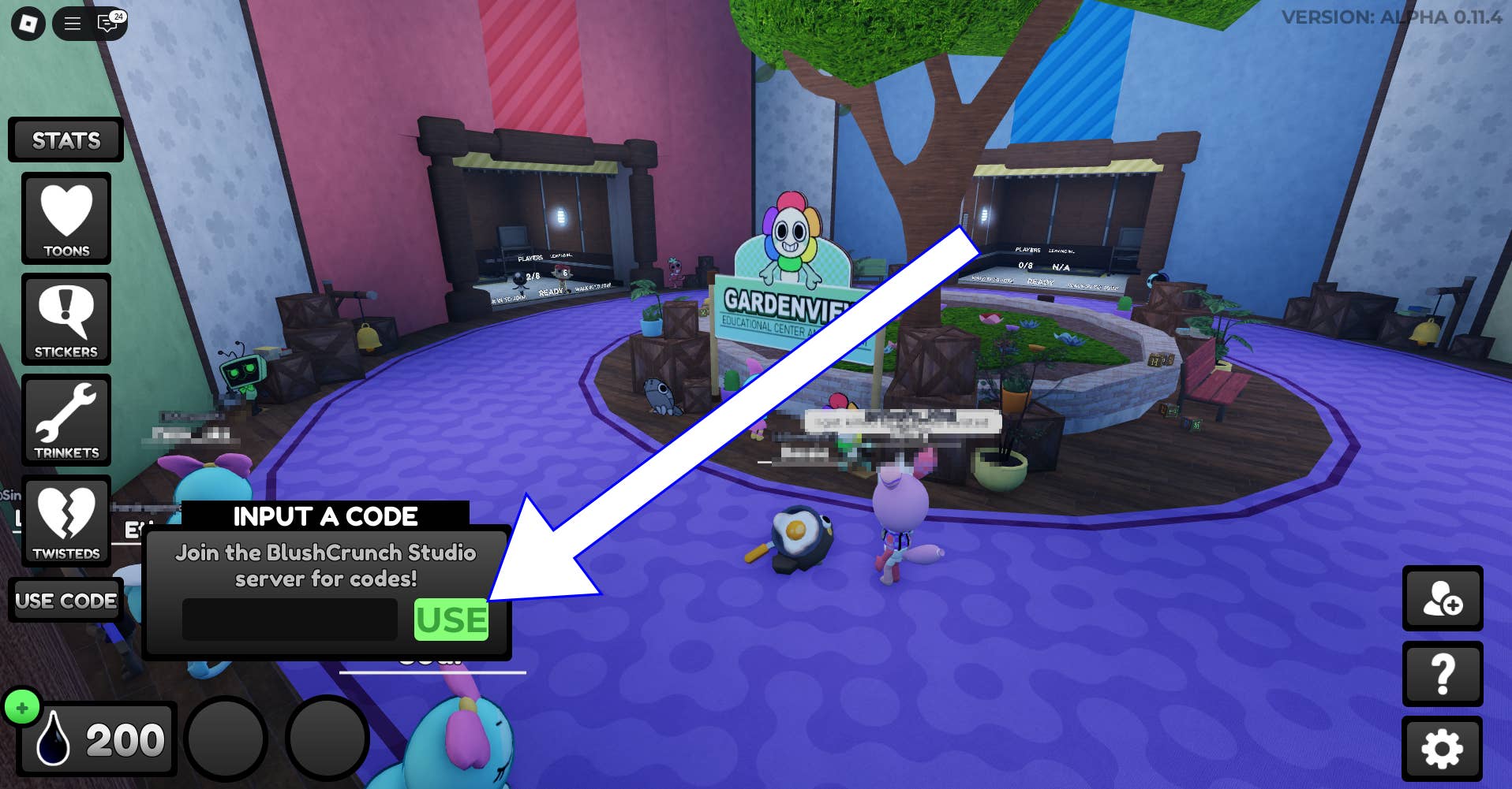 Visual guide to reward confirmation interface