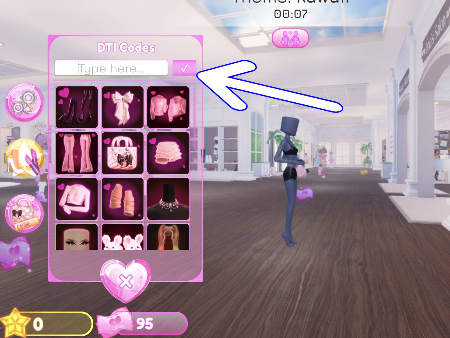 Code submission visual aid