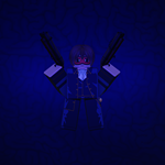 Dual Gun weapon in Hunty Zombie Roblox experience