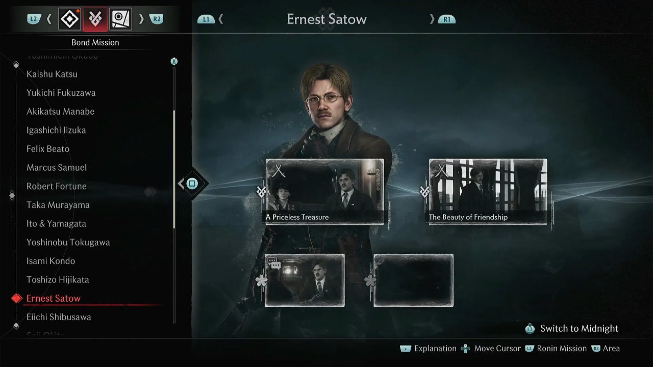 Rise of the Rōnin, Rise of the Rōnin Guide, How to Do Bond Mission as Ernest Satow, PS5, Gameplay, Screenshot