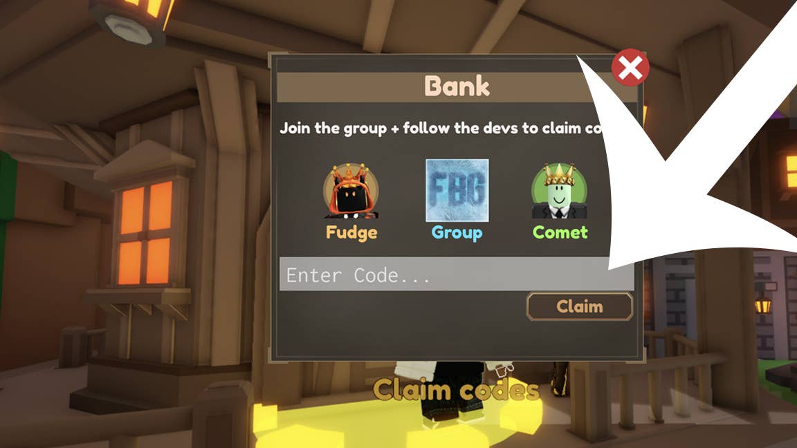Code redemption interface overview