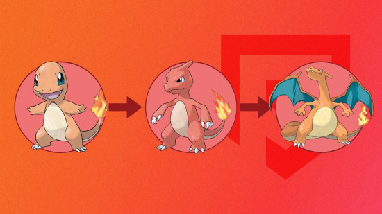 The pokemon charmander's evolution line 