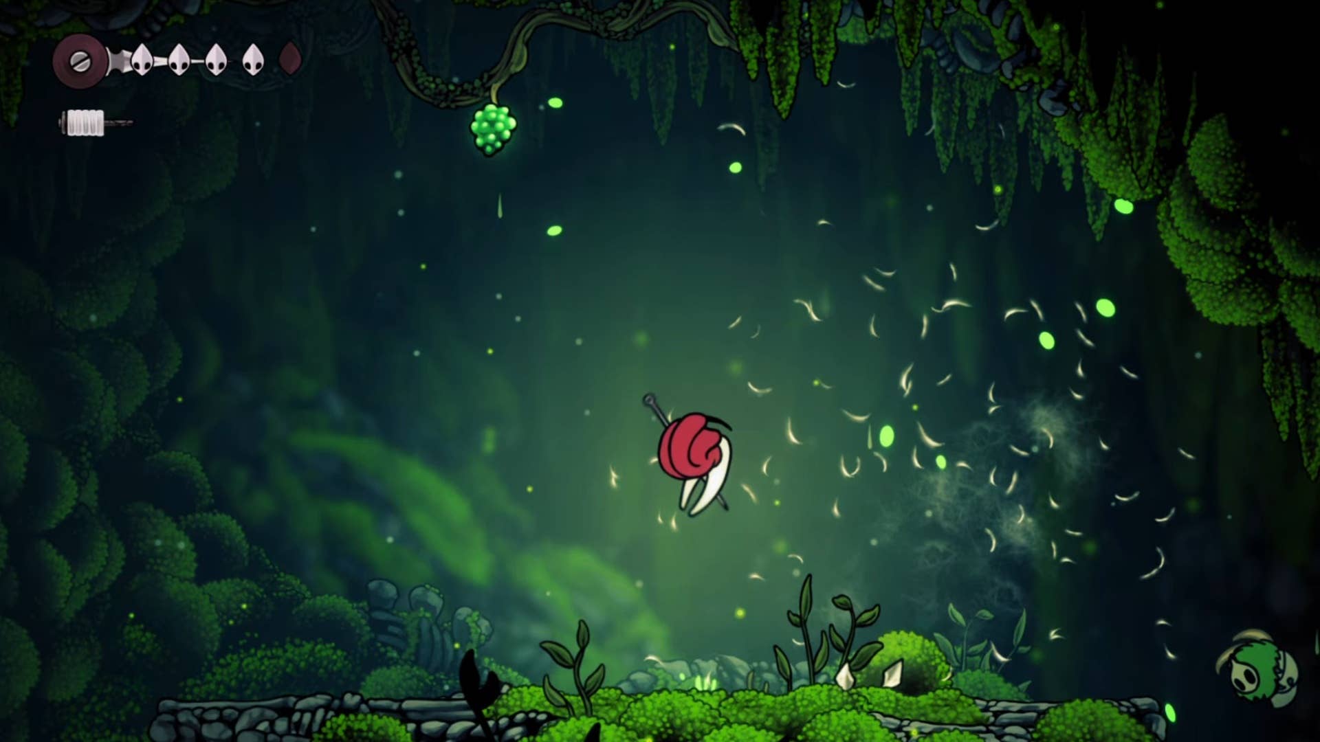 Elevated combat in Moss Grotto