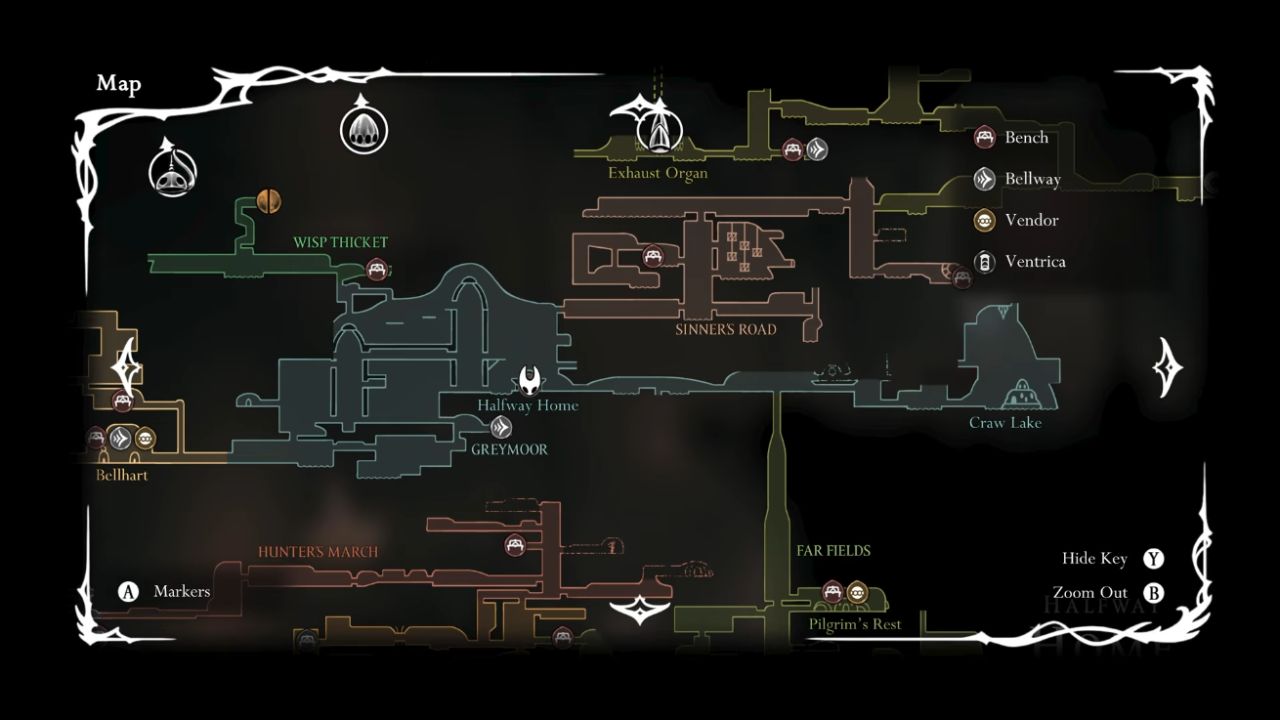 Hollow Knight: Silksong, PC, Gameplay, How to Find Vintage Nectar, Screenshot