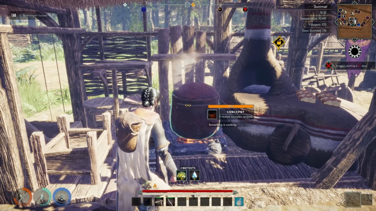ASKA, PC, Gameplay, New Food & Villager Tier System, Screenshot