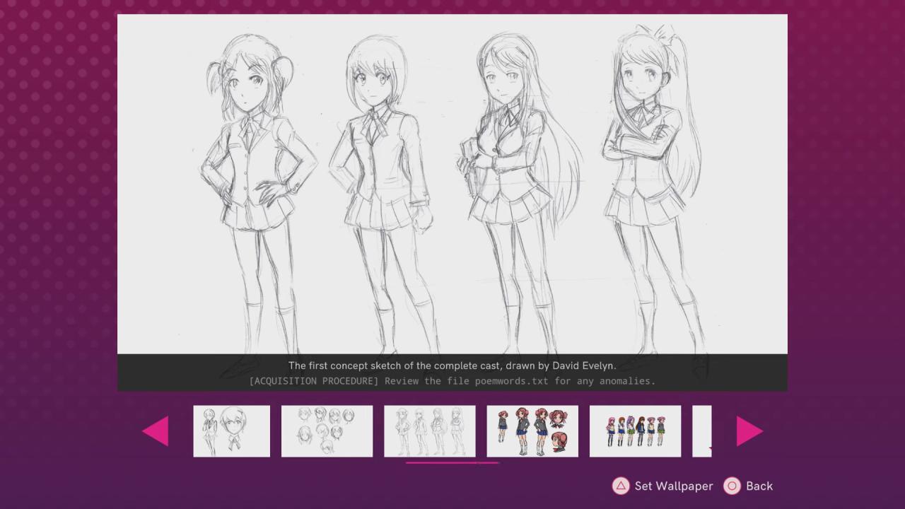 Doki Doki Literature Club Plus!, Doki Doki Literature Club Plus! Guide, All Sketches Locations, PC, Gameplay, Screenshot