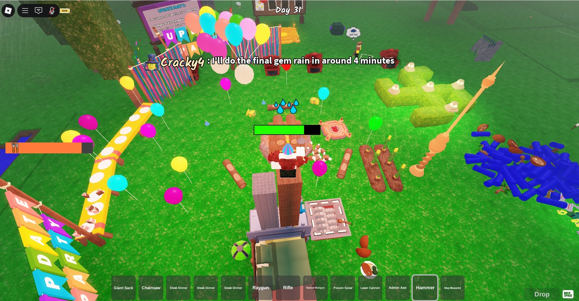 Survival base customization example