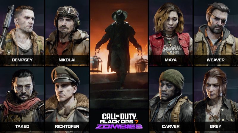 Activision Unveils Black Ops 7 Zombies Trailer with New Characters