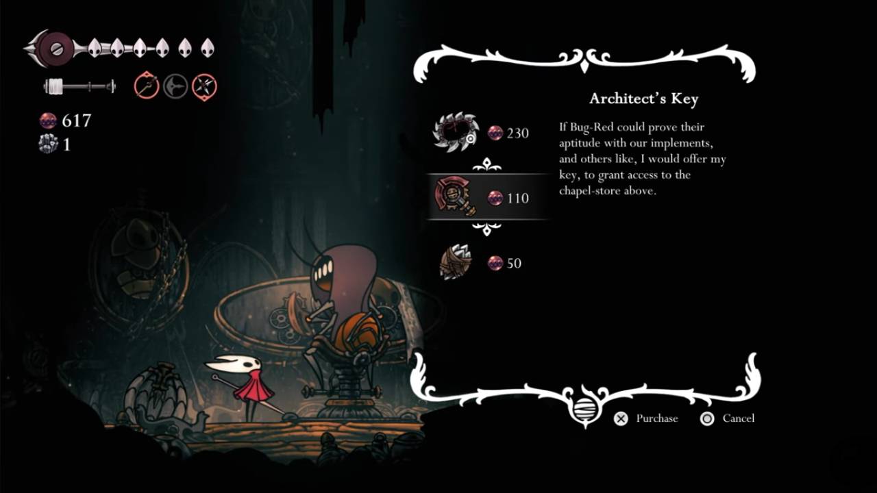 Hollow Knight: Silksong Guide, How to Get, the Crest of Architect