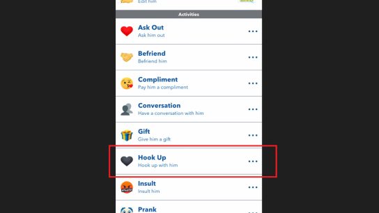 Casual encounter interface