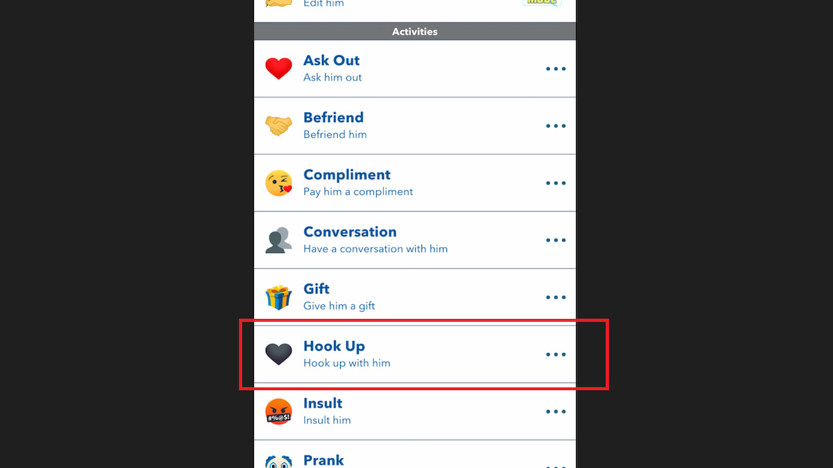 Casual encounter interface