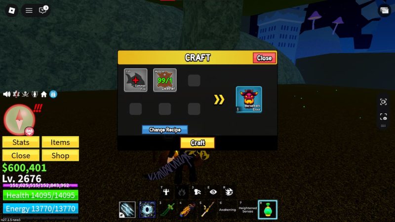 Blox Fruits: Comprehensive Guide to All Craftable Potions