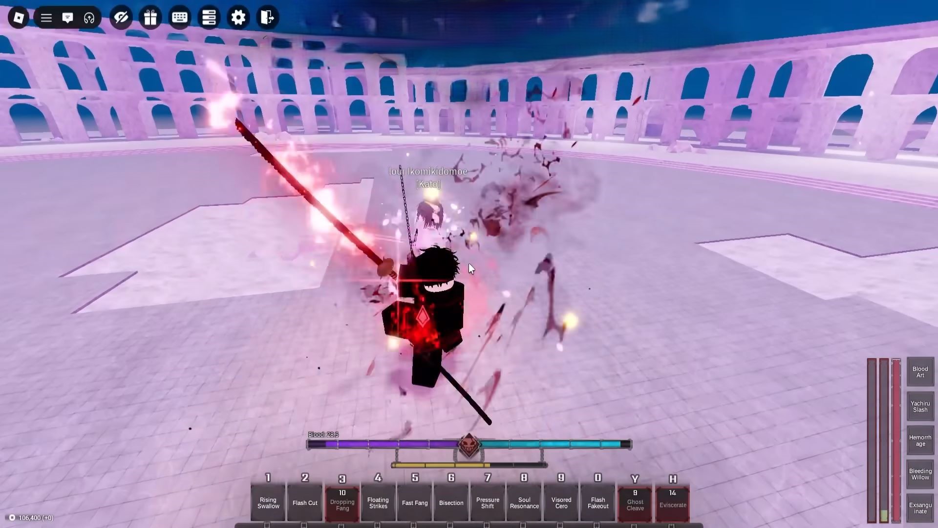 Chainblood Weapon M1 (Image via Roblox Corporation)