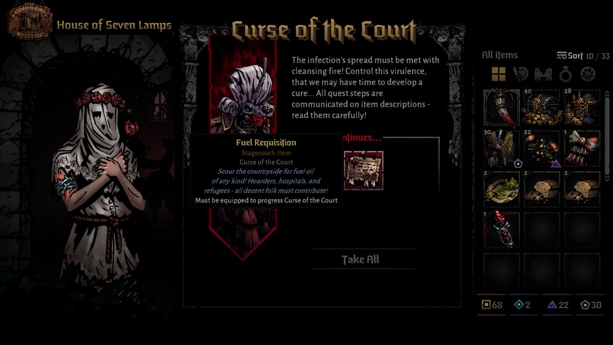 Darkest Dungeon 2 Curse of the Court Quest Guide
