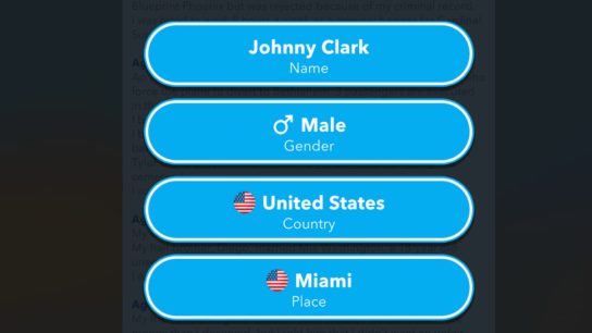 A Character Creation Menu BitLife