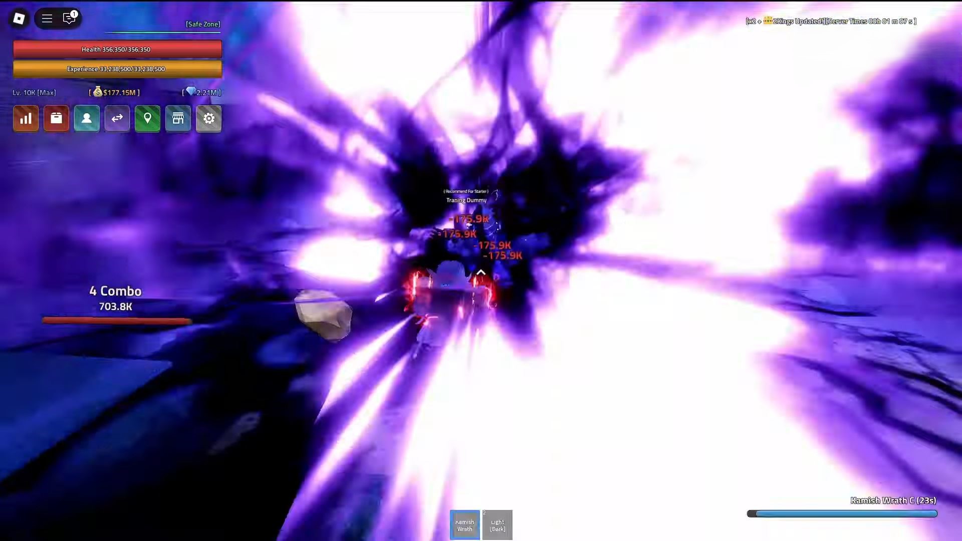 Kamish Wrath Shadow Summon (Image via Roblox Corporation)