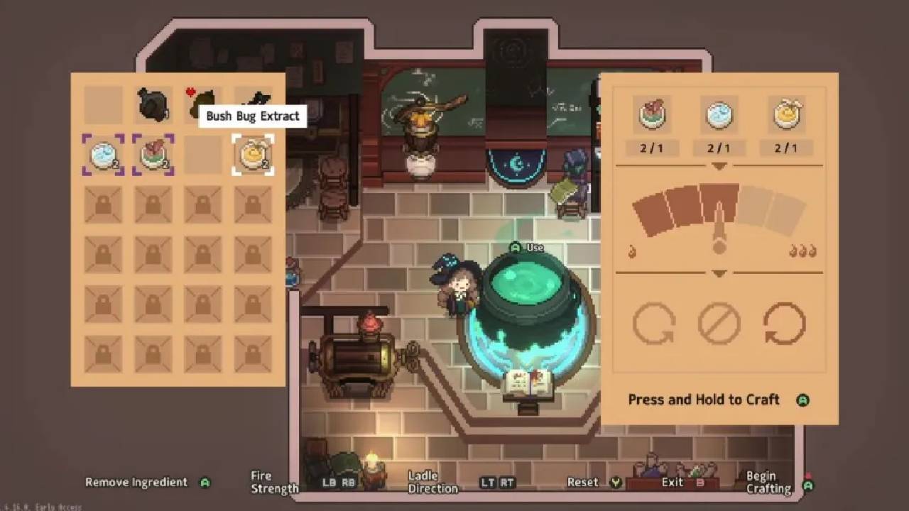 Little Witch in the Woods, Guide, How to, Make Nutrition Potion