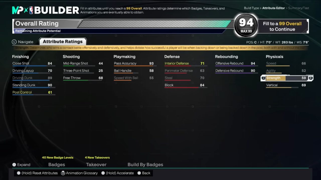 NBA 2K26, Center, Build, Guide, Gameplay, MyPlayer