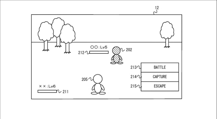 Schematic displaying combat interface with options like ATTACK, CAPTURE, and character level indicators.
