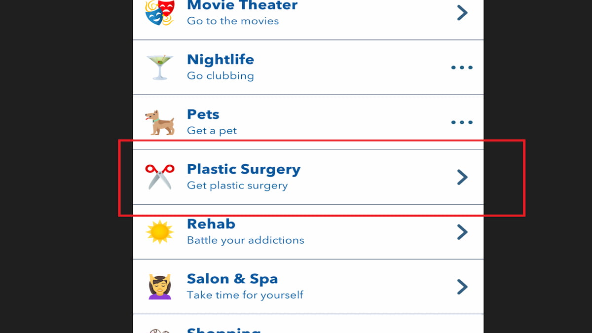 The Plastic Surgery Option