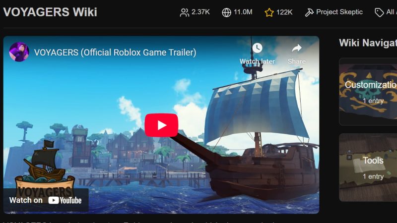 Roblox Voyagers Wiki, Trello, Discord Link