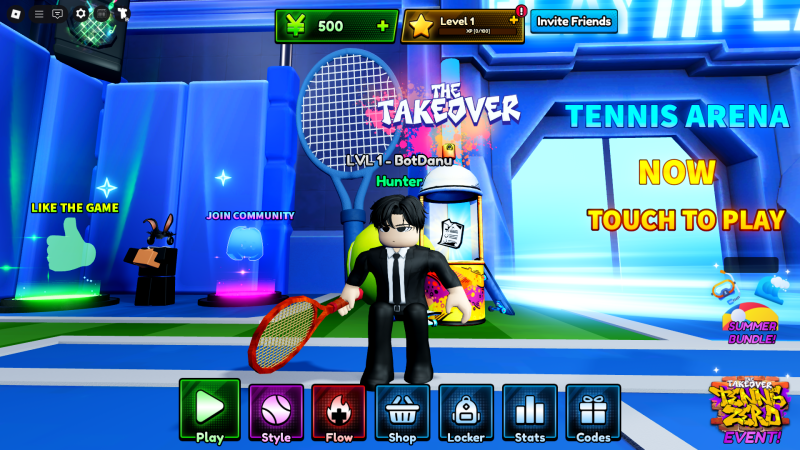 Roblox the Takeover Tennis Zero Guide