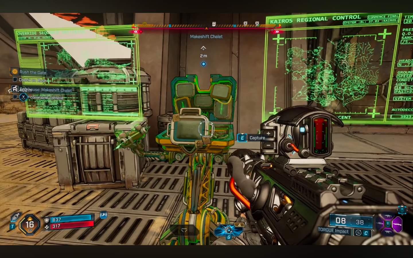 Interact with the console (Image via 2K)