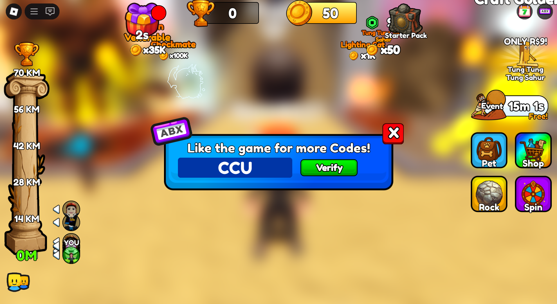Redemption Interface (Image via Roblox)