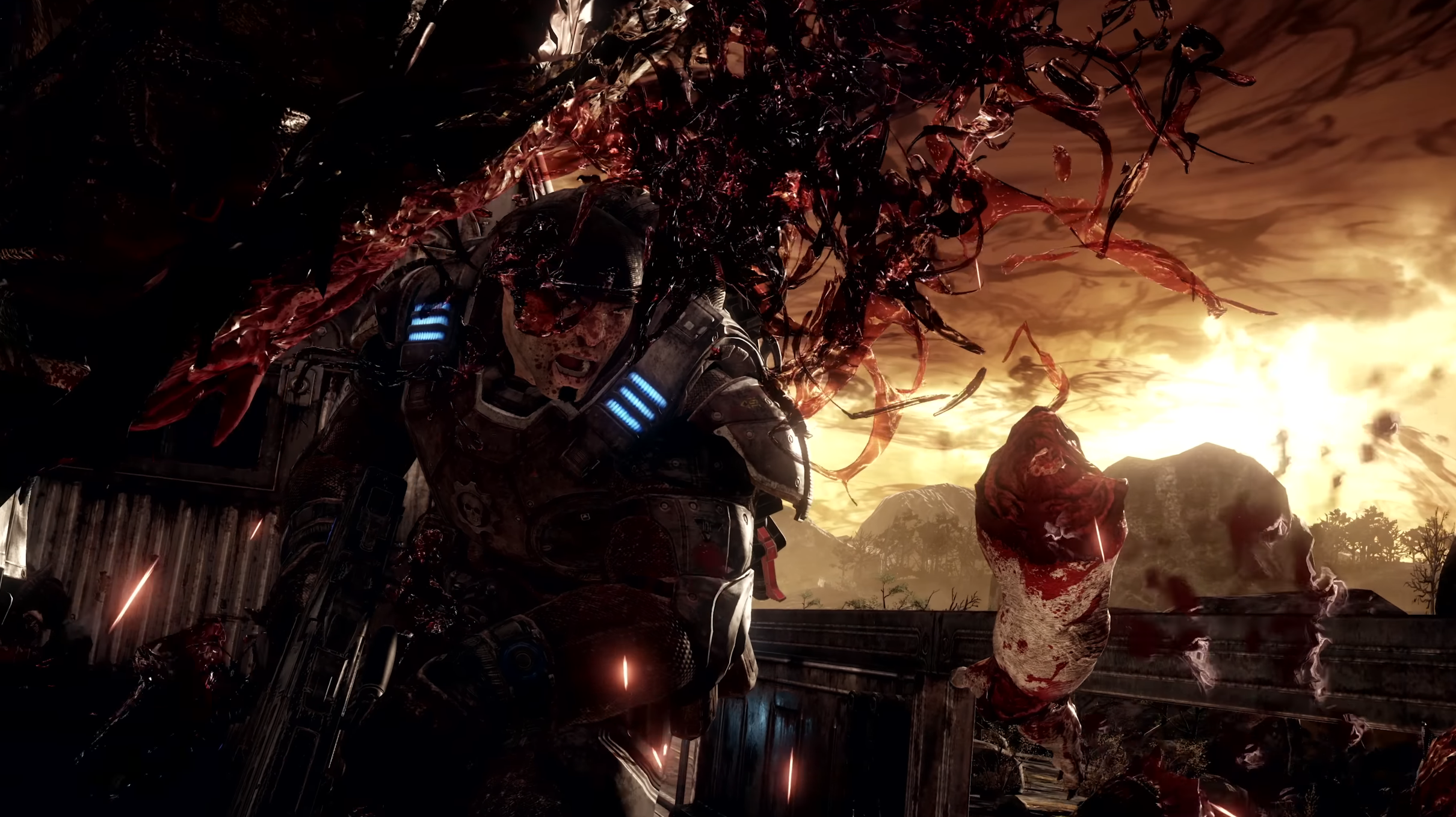 Combat zones featured in Gears of War Reloaded (Image via Xbox Game Studios)