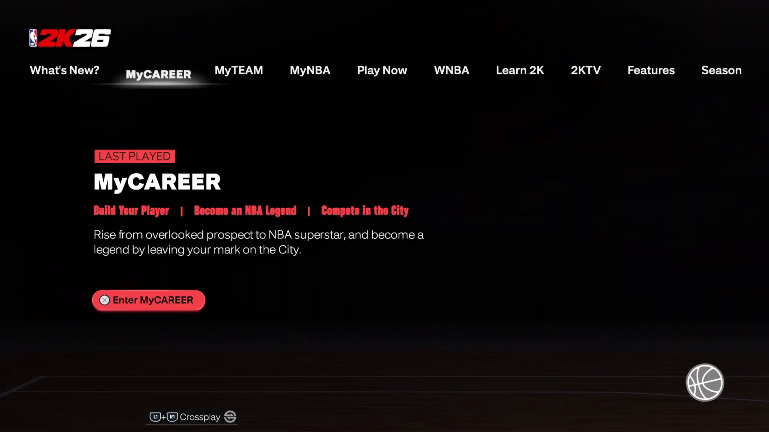 How to begin the MyCareer mode in NBA 2K26 (Image via 2K Games)
