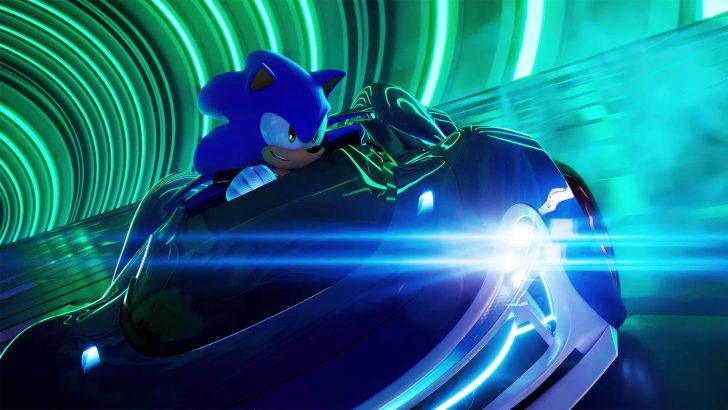 Sonic Racing: CrossWorlds action sequence