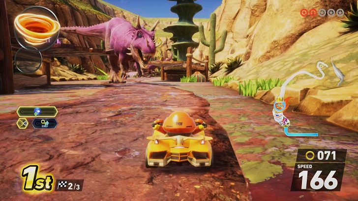 Dino-track collision avoidance