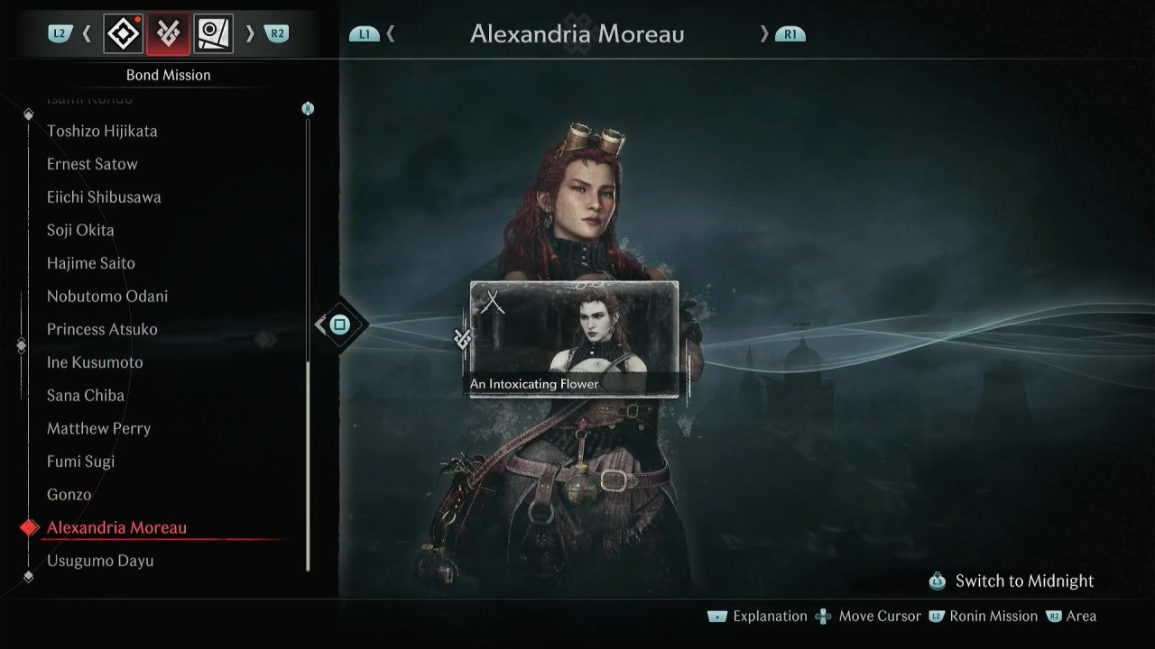 Rise of the Rōnin Guide, How to Complete Alexandria Moreau's Bond Mission, PS5 Gameplay Screenshots