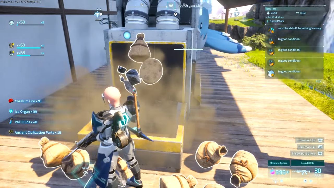 Palworld, Guide, How to Farm Coralum, Passive Breeding Method