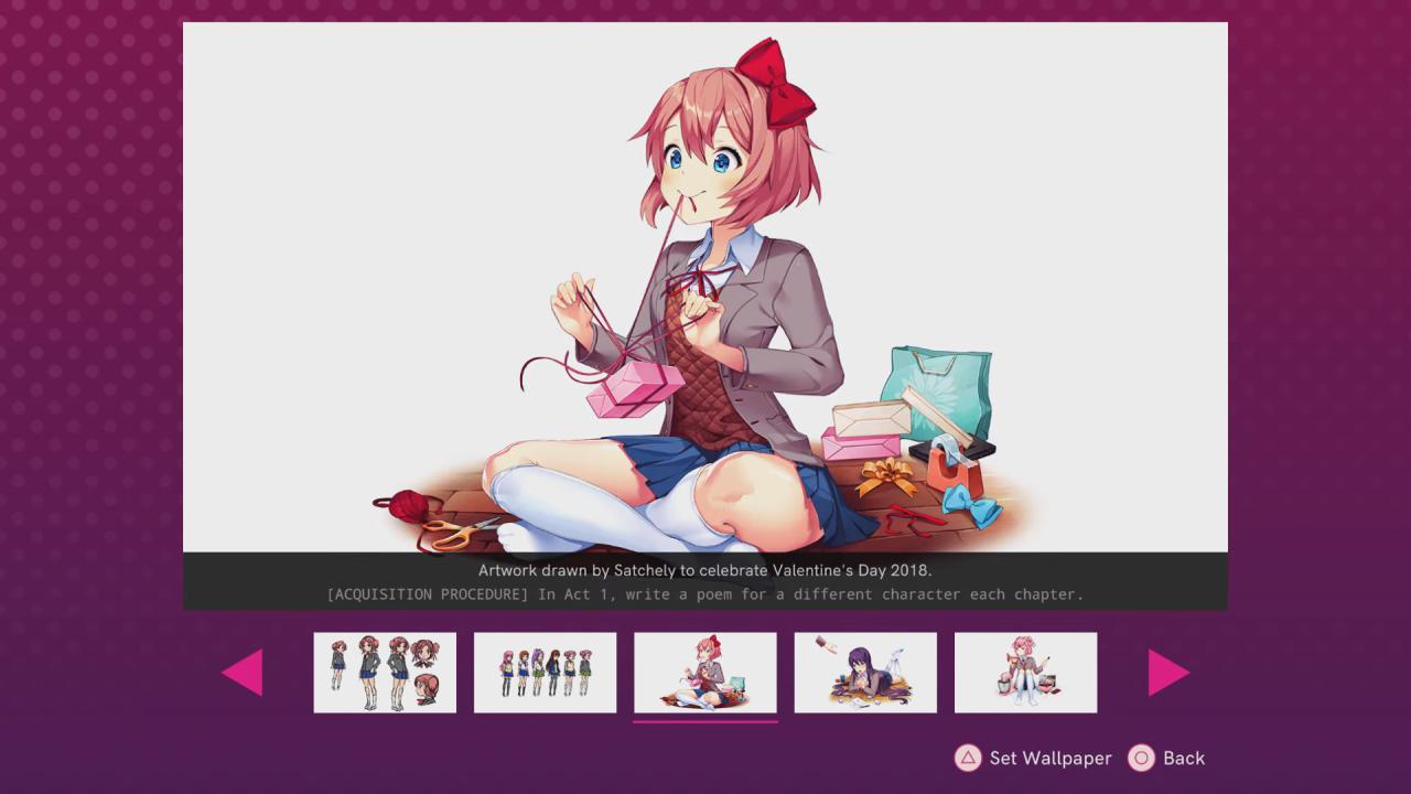 Doki Doki Literature Club Plus!, Doki Doki Literature Club Plus! Guide, All Promo Art Locations, PC, Gameplay, Screenshot