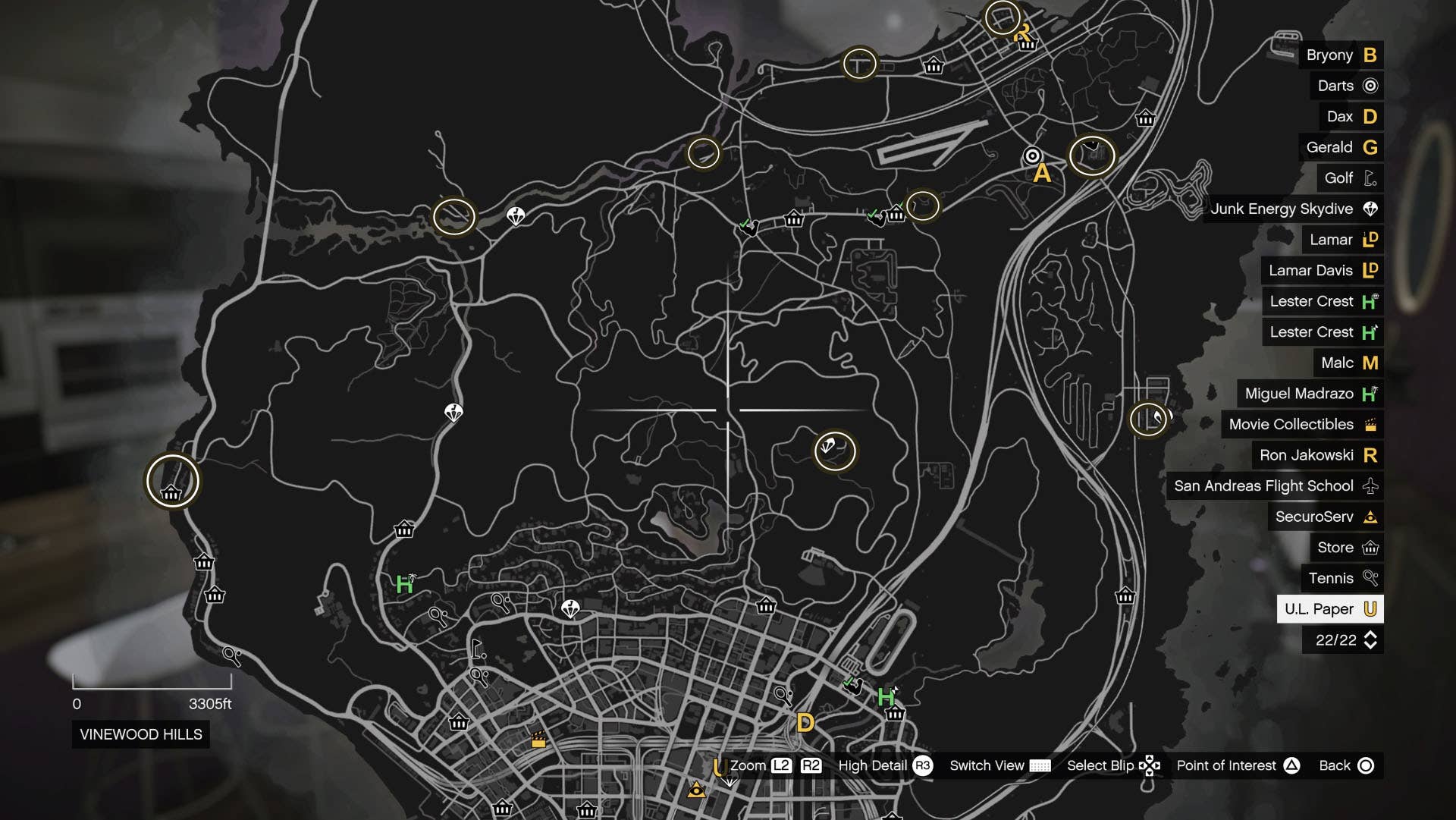 Mid-map concealment points.