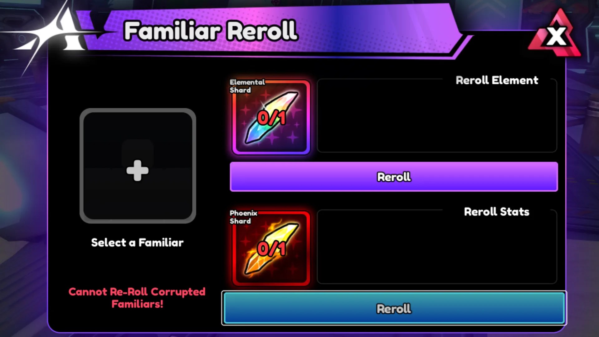 Modification interface