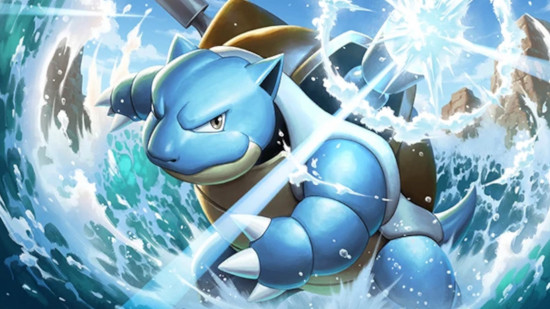 Pokemon Blastoise: Blastoise card art from pokemon tcg pocket