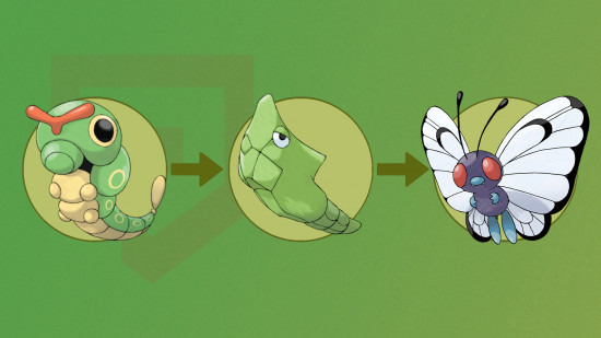 Pokemon Caterpie evolution chart