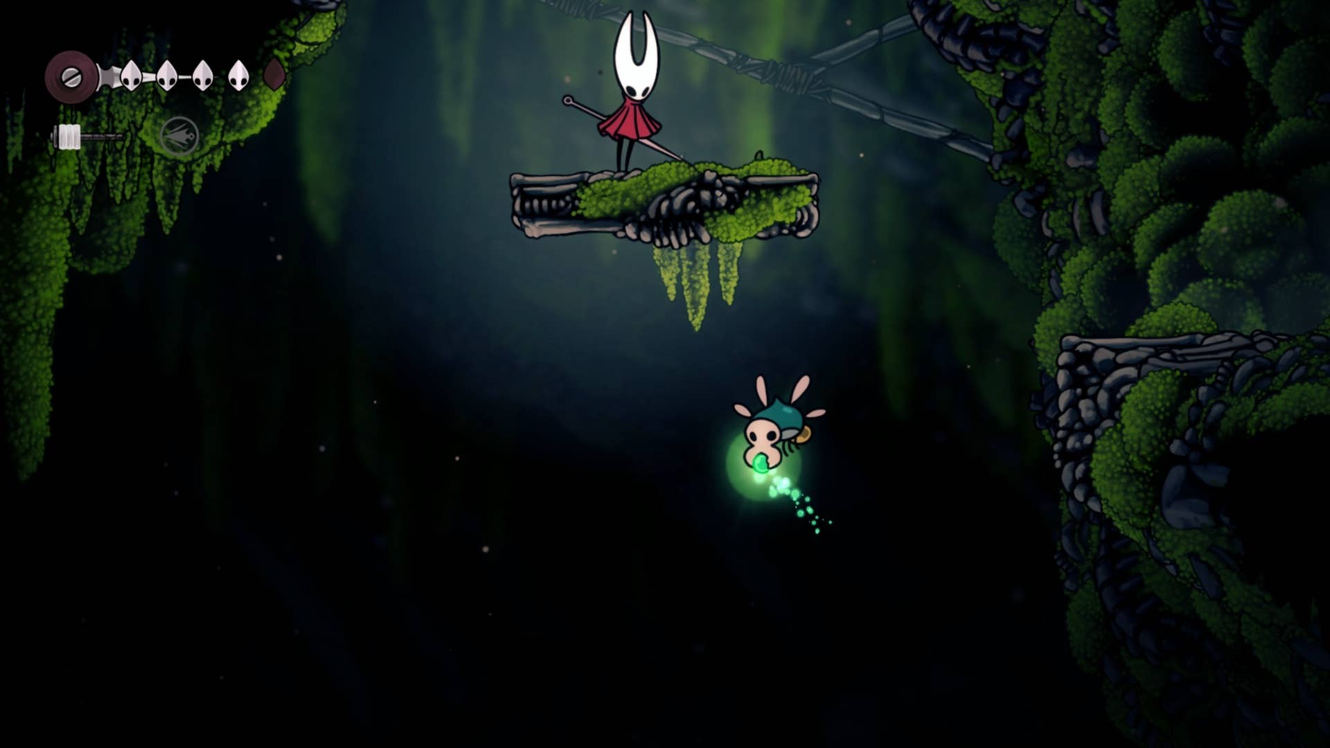 Vertical traversal mechanics in Moss Home