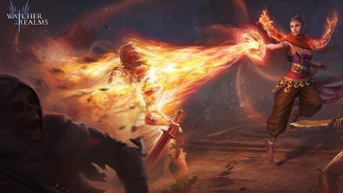 Top-tier magical combatant in Watcher of Realms