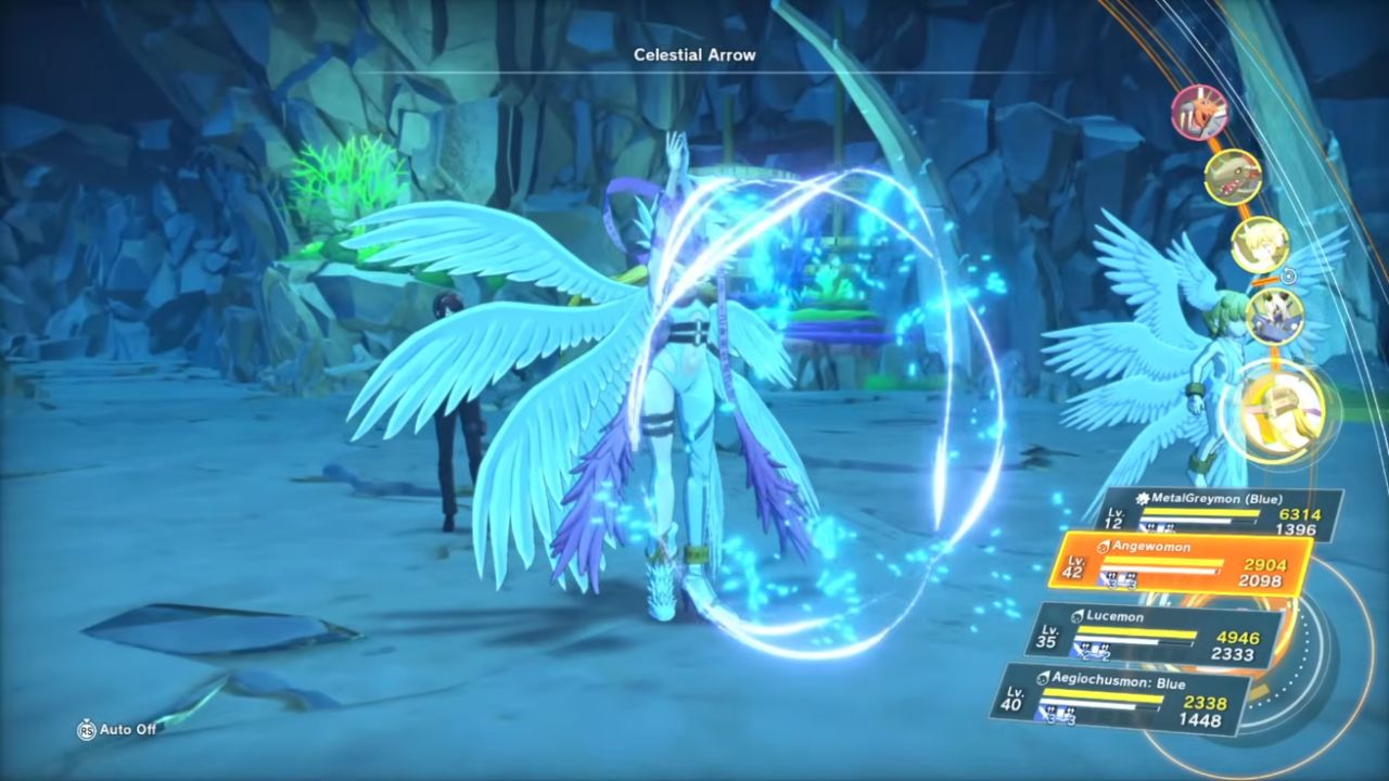 Digimon Story endgame navigation interface