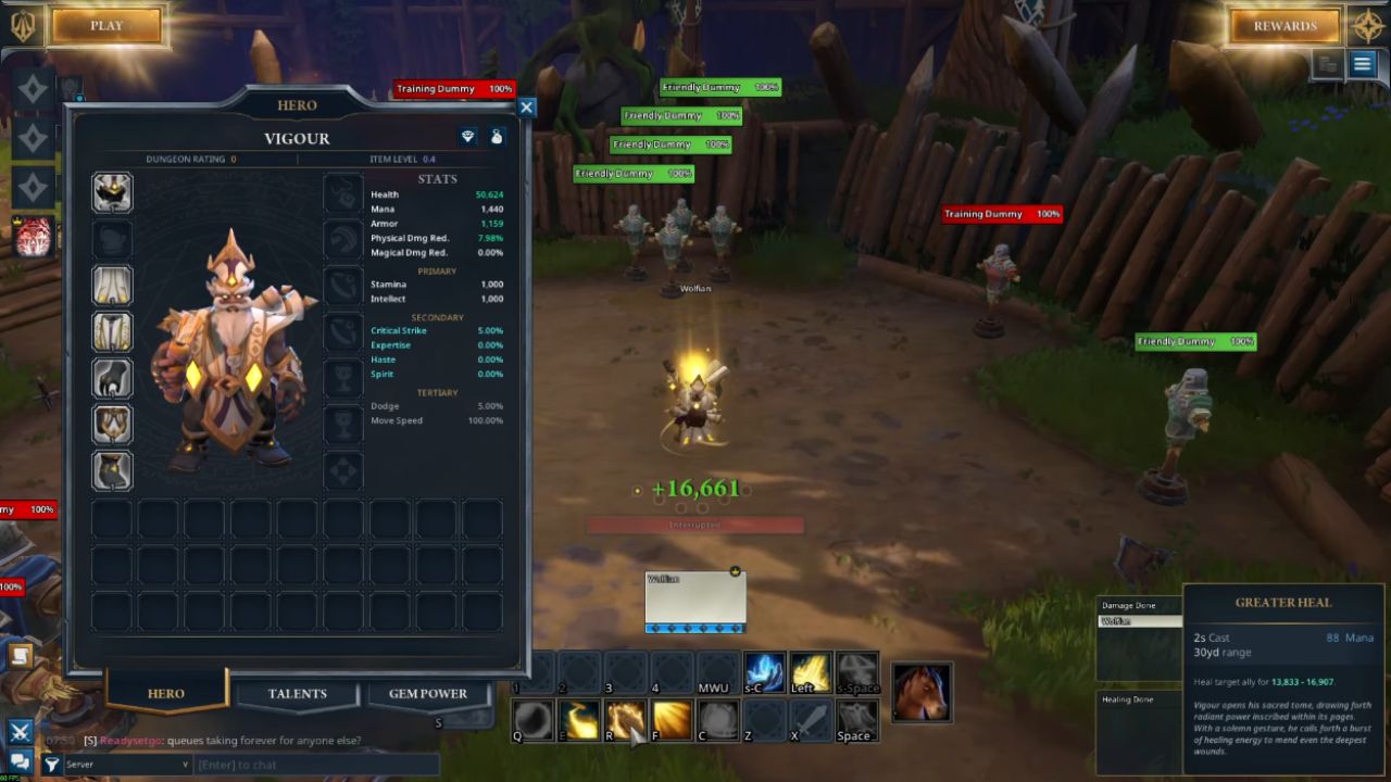 Fellowship, PC, Gameplay, Best Vigour Healer Build & Rotation (Quick Start), Screenshot