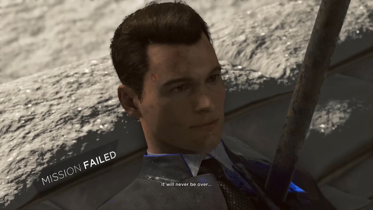 Detroit Become Human, PC, Gameplay, Markus vs Connor All Outcomes, Screenshot
