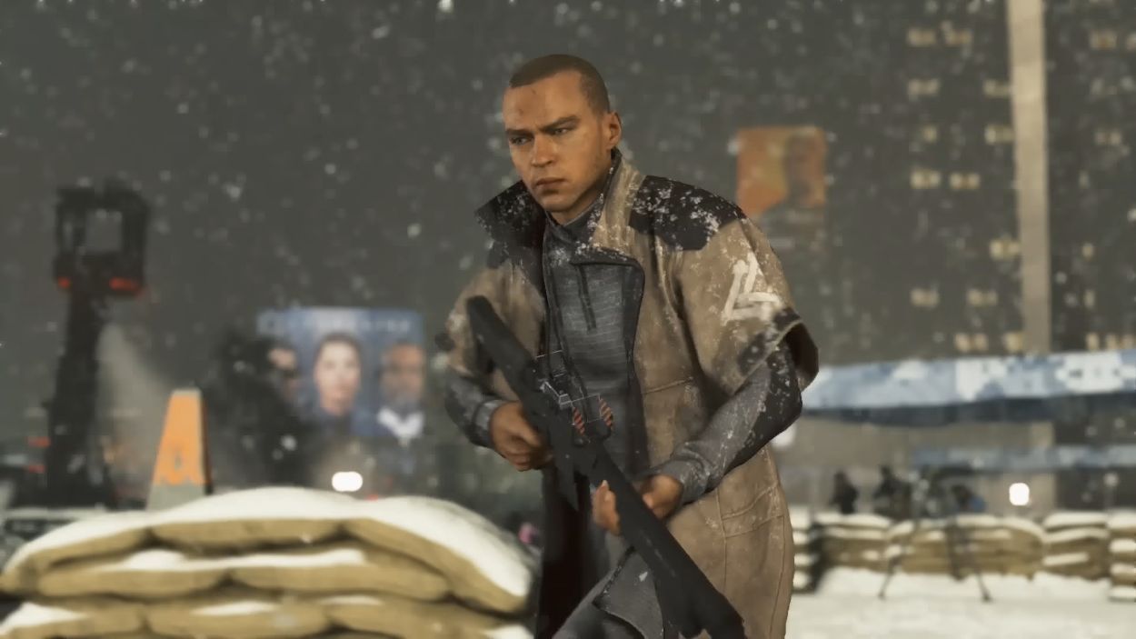 Detroit Become Human, PC, Gameplay, Markus vs Connor All Outcomes, Screenshot