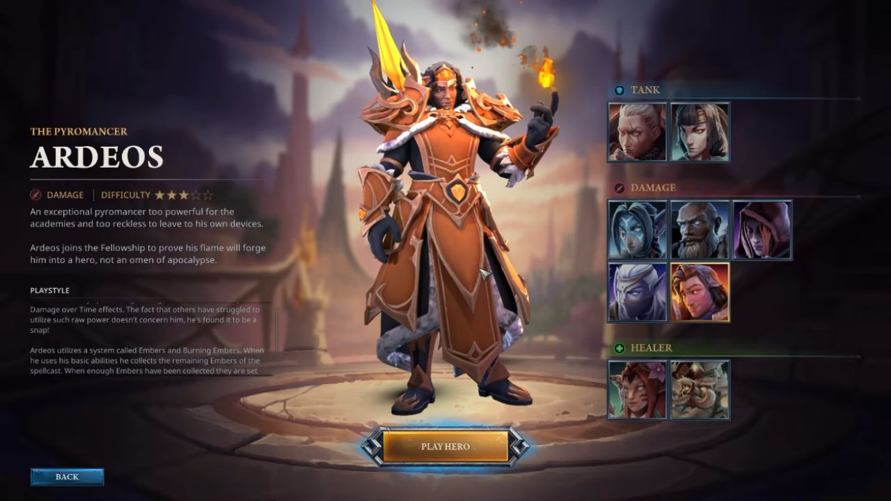 Fellowship, PC, Gameplay, How to Pick the Right Class, Screenshot