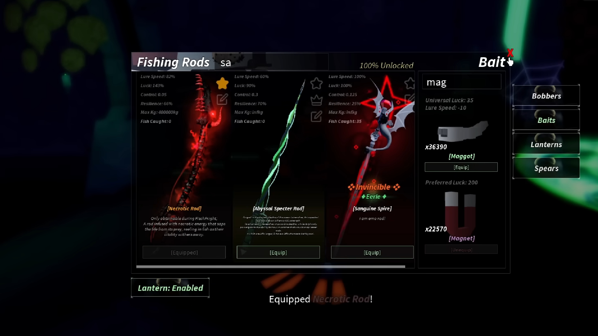 How To Get Hexed Skeletal Nessie for Necrotic Rod in Fisch