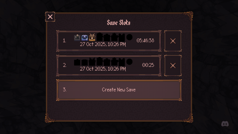 Ball X Pit: Creating a New Save File