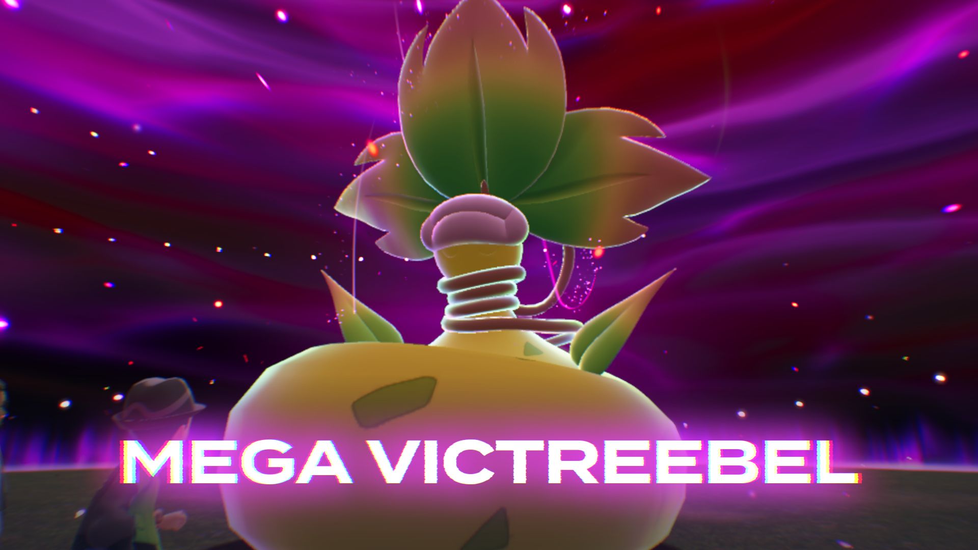 Battling the Rogue Mega Victreebel (Image via The Pokemon Company)
