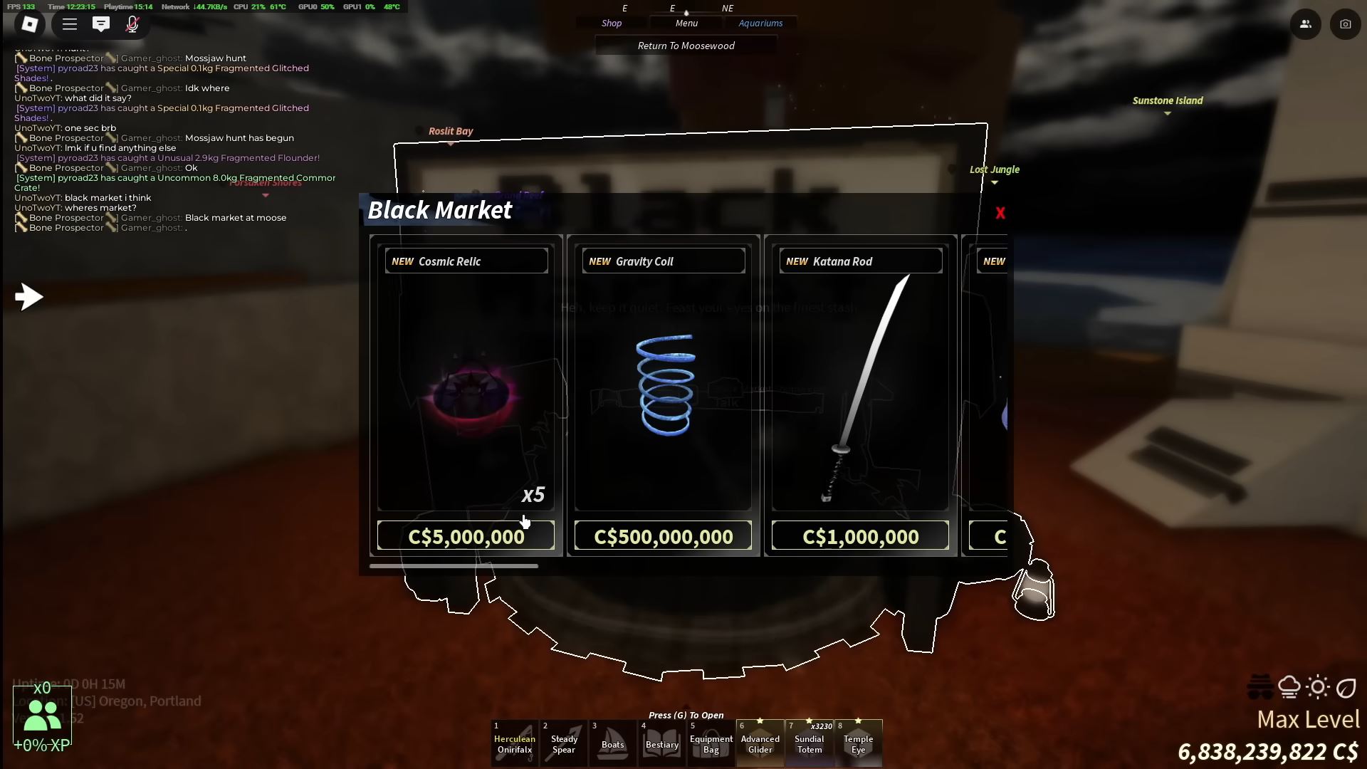 Black Market items (Image via Roblox Corporation)